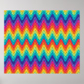 Abstract ontwerp in regenboogkleuren poster (Voorkant)