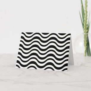 Abstract ontwerp in wit en zwart voor verjaardag kaart
