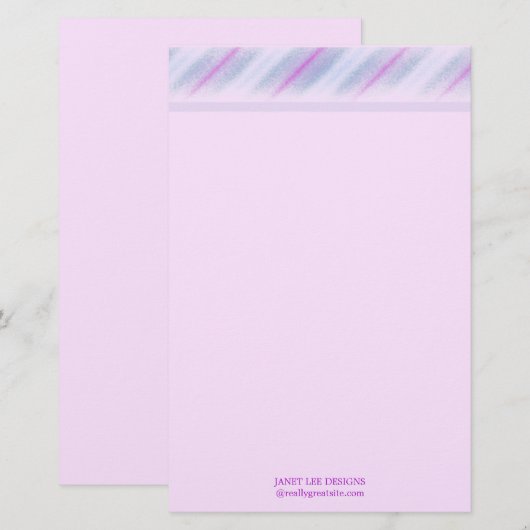 Abstract ontwerp info briefpapier (Voorkant / Achterkant)