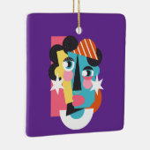 Abstract ontwerp keramisch ornament (Rechts)