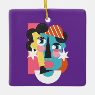 Abstract ontwerp keramisch ornament