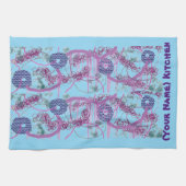 Abstract ontwerp keukenhanddoek (Horizontaal)