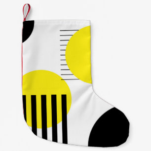 Abstract ontwerp kleine kerstsok