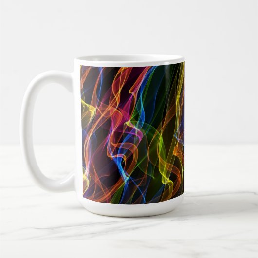Abstract ontwerp koffiemok (Links)