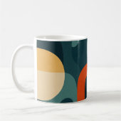 Abstract ontwerp koffiemok (Links)