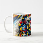 abstract ontwerp koffiemok (Links)