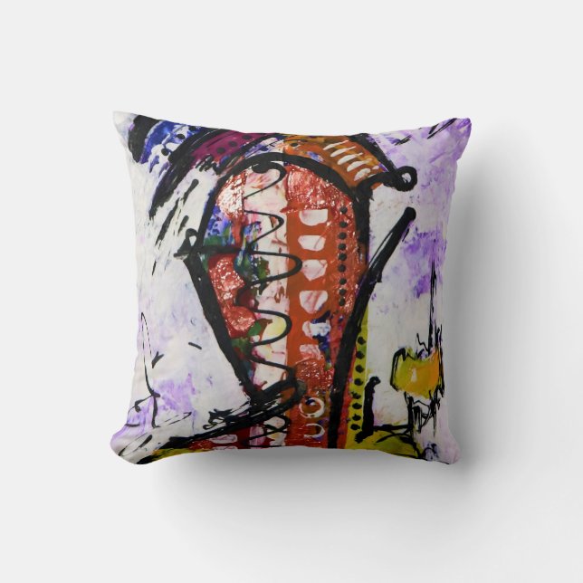 Abstract ontwerp kussen (Voorkant)
