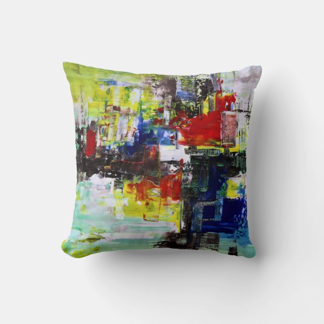 Abstract ontwerp kussen (Voorkant)