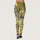 abstract ontwerp Leggings (Achterkant)