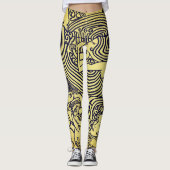 abstract ontwerp Leggings (Voorkant)