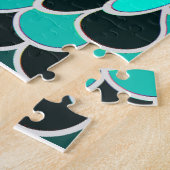 Abstract ontwerp legpuzzel (Zijkant)