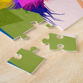 Abstract ontwerp - Maak je eigen Legpuzzel (Zijkant)