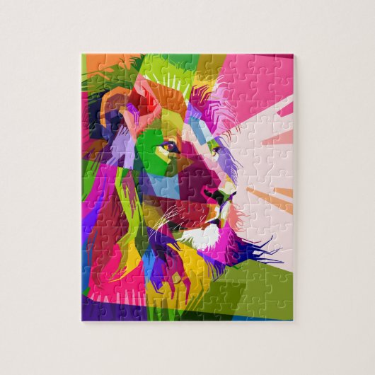 Abstract ontwerp - Maak je eigen Legpuzzel (Verticaal)