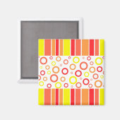 Abstract ontwerp magneet (Voorkant / Achterkant)