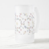 Abstract ontwerp matglas bierpul (Voorkant rechts)