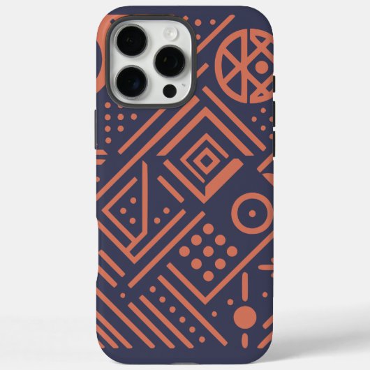 Abstract ontwerp met geometrische vormen Case-Mate iPhone case (Achterkant)