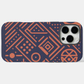 Abstract ontwerp met geometrische vormen Case-Mate iPhone case (Achterkant (horizontaal))