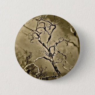 ABSTRACT ONTWERP MET ILLUSIE VAN BOOMTAKKEN RONDE BUTTON 5,7 CM