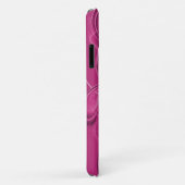 Abstract ontwerp met roze spiralen Case-Mate iPhone case (Achterkant/rechts)