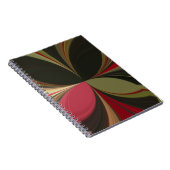 Abstract ontwerp met vloeiende lijnen Art Print Notitieboek (Rechterzijde)