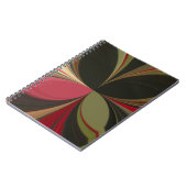 Abstract ontwerp met vloeiende lijnen Art Print Notitieboek (Linkerzijde)