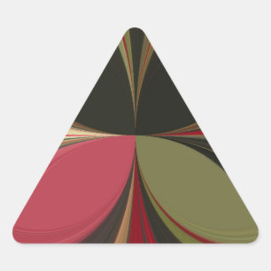 Abstract ontwerp met vloeiende lijnen Art Print Sticker