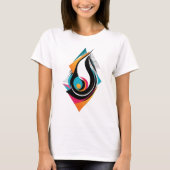 Abstract ontwerp - Modern en stijlvol T-shirt (Voorkant)