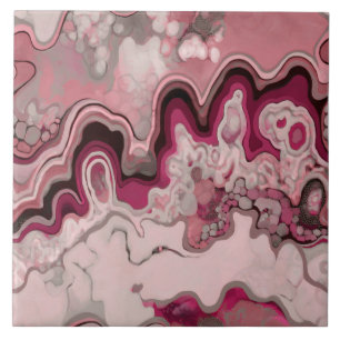 Abstract ontwerp, modern schilderen, golven, lijne tegeltje