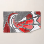 Abstract ontwerp, modern schilderen, spiraalvormen bad handdoek (Handdoek)