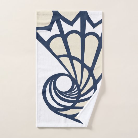 Abstract ontwerp, modern schilderen, spiraalvormen bad handdoek (Handdoek)