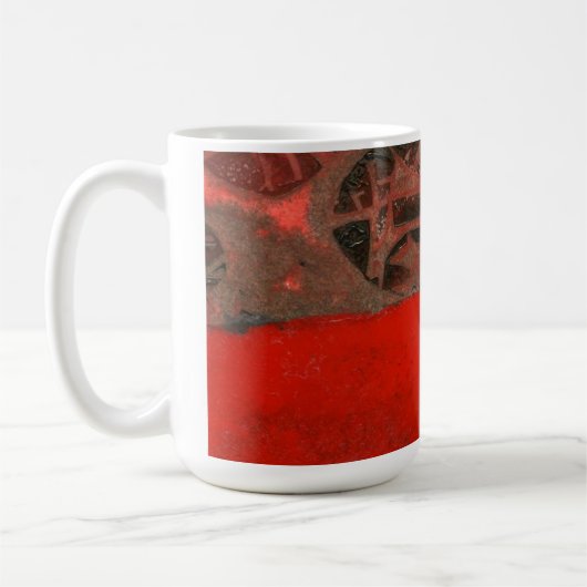 Abstract ontwerp-Mok Koffiemok (Links)