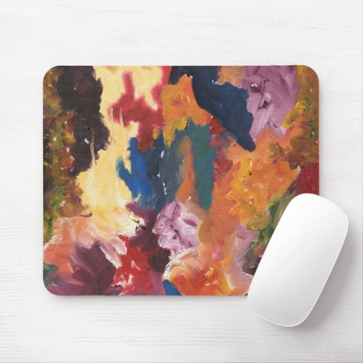 Abstract ontwerp muismat (Met muis)