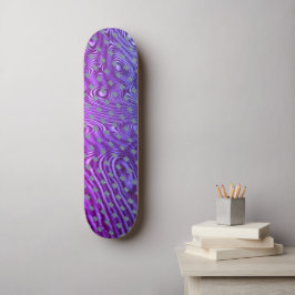 Abstract ontwerp muurkunst persoonlijk skateboard