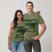 Abstract ontwerp, Natuur thema T-shirt (Unisex)
