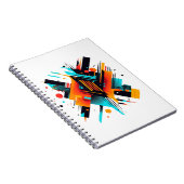 Abstract ontwerp notitieboek (Rechterzijde)