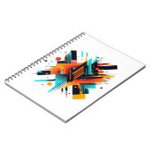 Abstract ontwerp notitieboek (Linkerzijde)