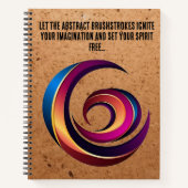 Abstract ontwerp notitieboek (Voorkant)