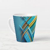 Abstract ontwerp op Mok (Linkerhoek)
