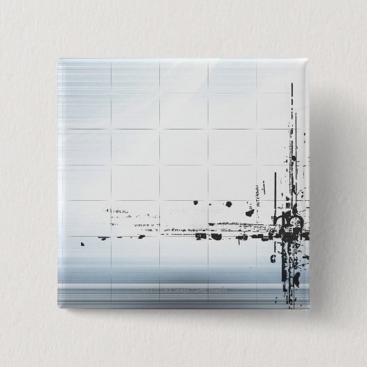 Abstract ontwerp op raster vierkante button 5,1 cm (Voorkant)