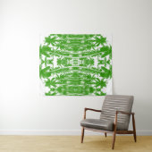 Abstract ontwerp palmbomen wandkleed (In Situ (horizontaal))