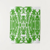 Abstract ontwerp palmbomen wandkleed (Voorkant)