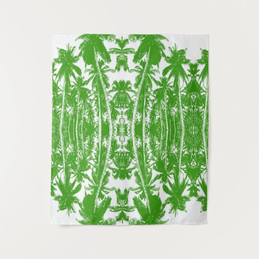 Abstract ontwerp palmbomen wandkleed (Voorkant)