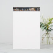 Abstract ontwerp-papier briefpapier (Staand voorkant)