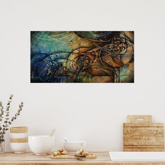 Abstract ontwerp poster (Keuken)