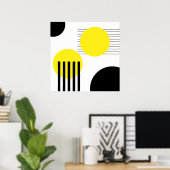Abstract ontwerp poster (Thuiskantoor)