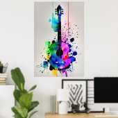 Abstract ontwerp poster (Thuiskantoor)