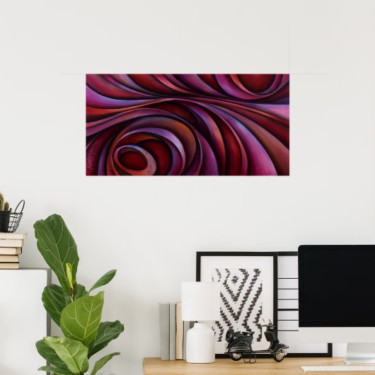 abstract ontwerp poster (Thuiskantoor)