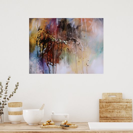 Abstract ontwerp poster (Keuken)