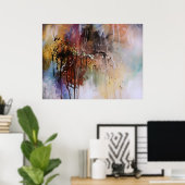 Abstract ontwerp poster (Thuiskantoor)