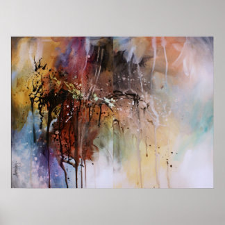 Abstract ontwerp poster